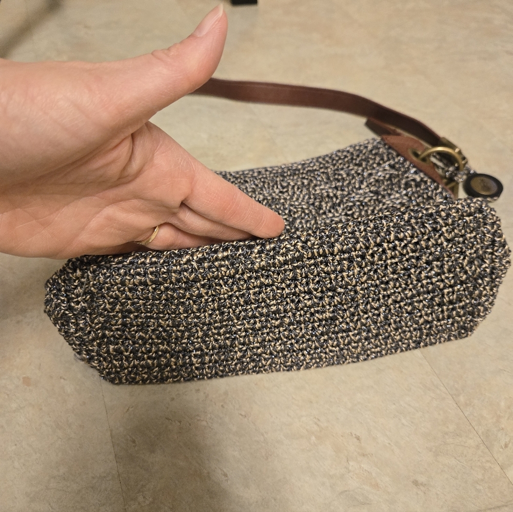 Saks Stylish Tweed Shoulder Bag - Picture 6 of 10